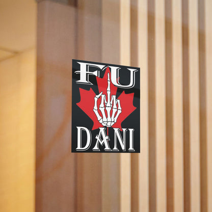 Die-Cut VINYL Stickers, (DTF)