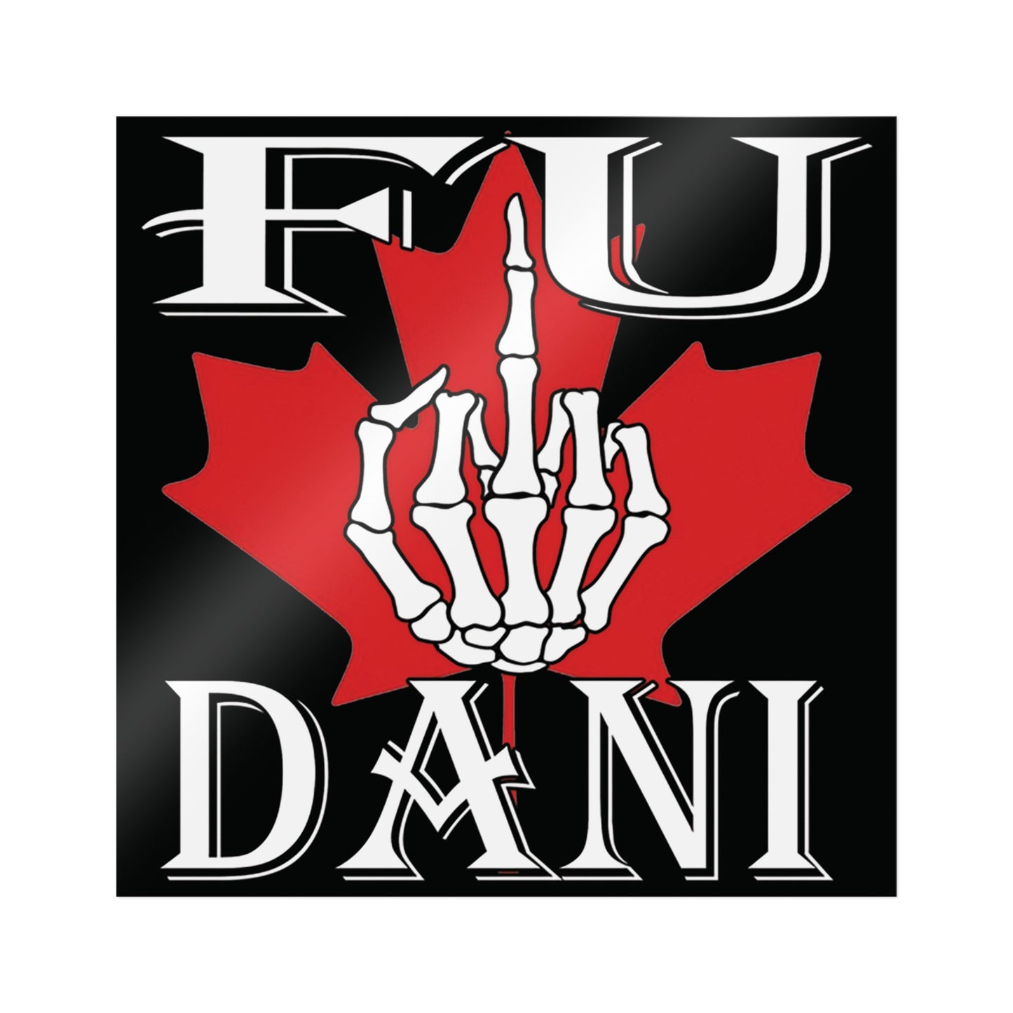 Die-Cut VINYL Stickers, (DTF)